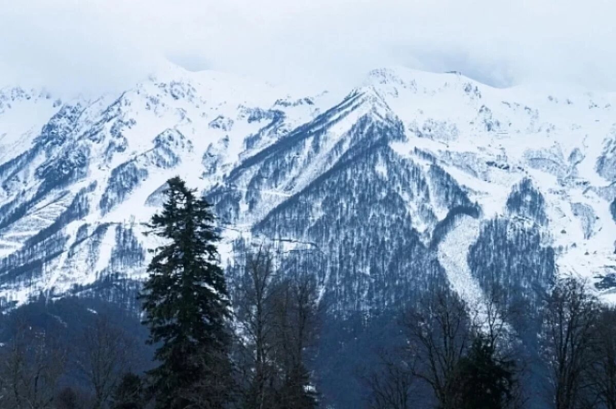    В Сочи возможна лавинная опасность в горах выше 1500 метров