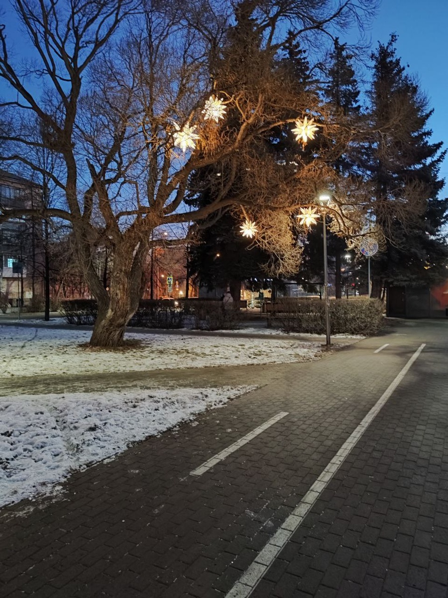 по дороге на работу