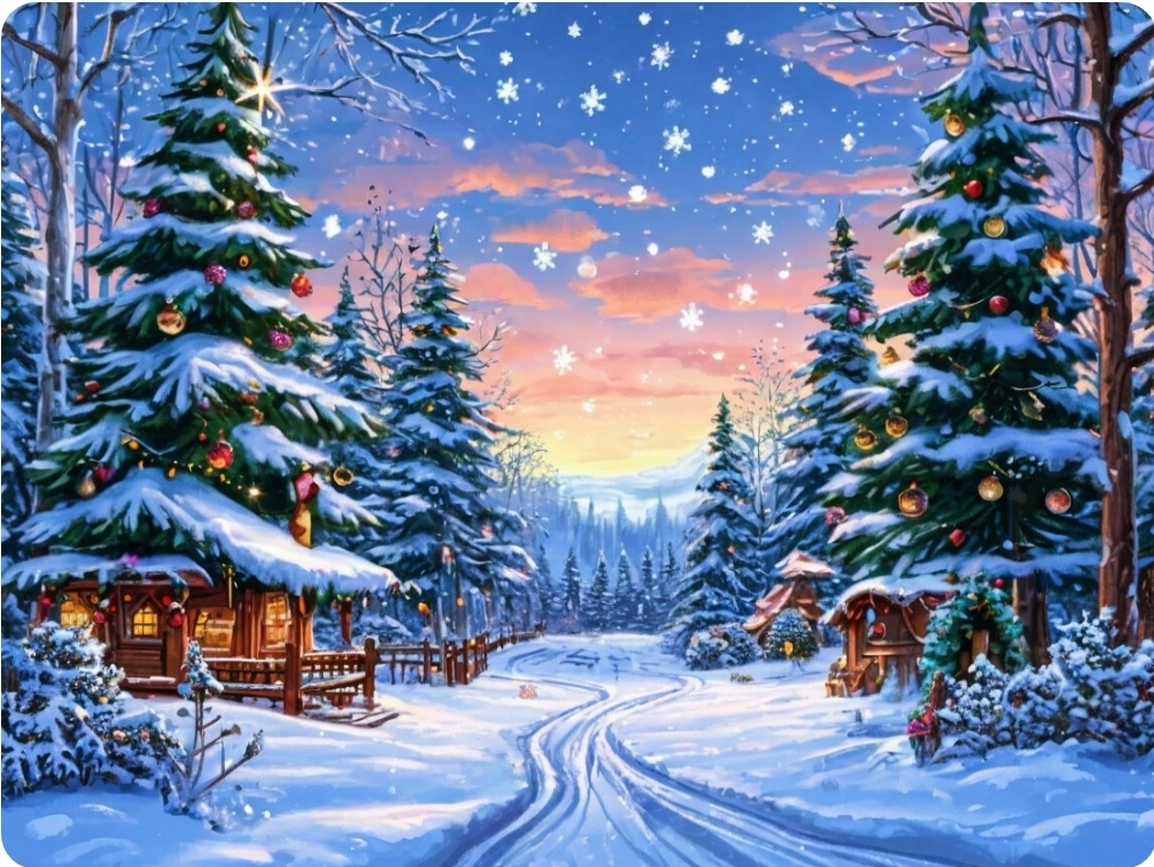 А очень хотелось, чтобы за окном было вот так❄