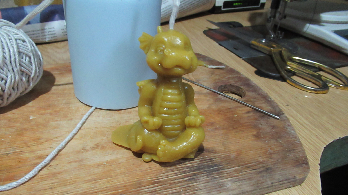 Моя первая свечная форма.