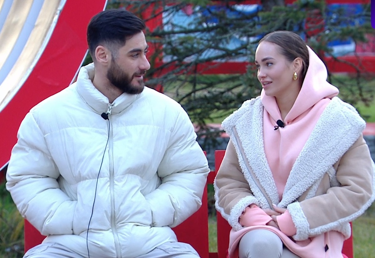 Тигран и Вика Салибековы (фото из эфира на «Okko»)