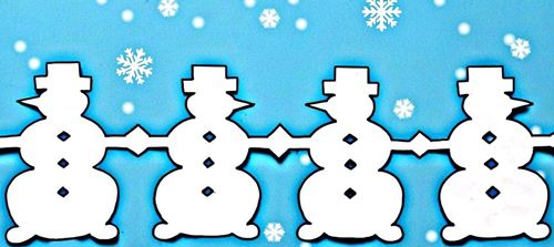 Гирлянда снеговики. Взято из открытых источников