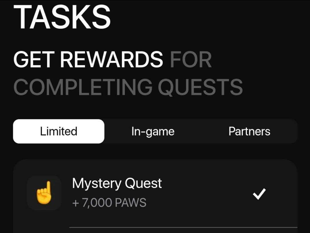 Как выполнить квест в PAWS mystery quest