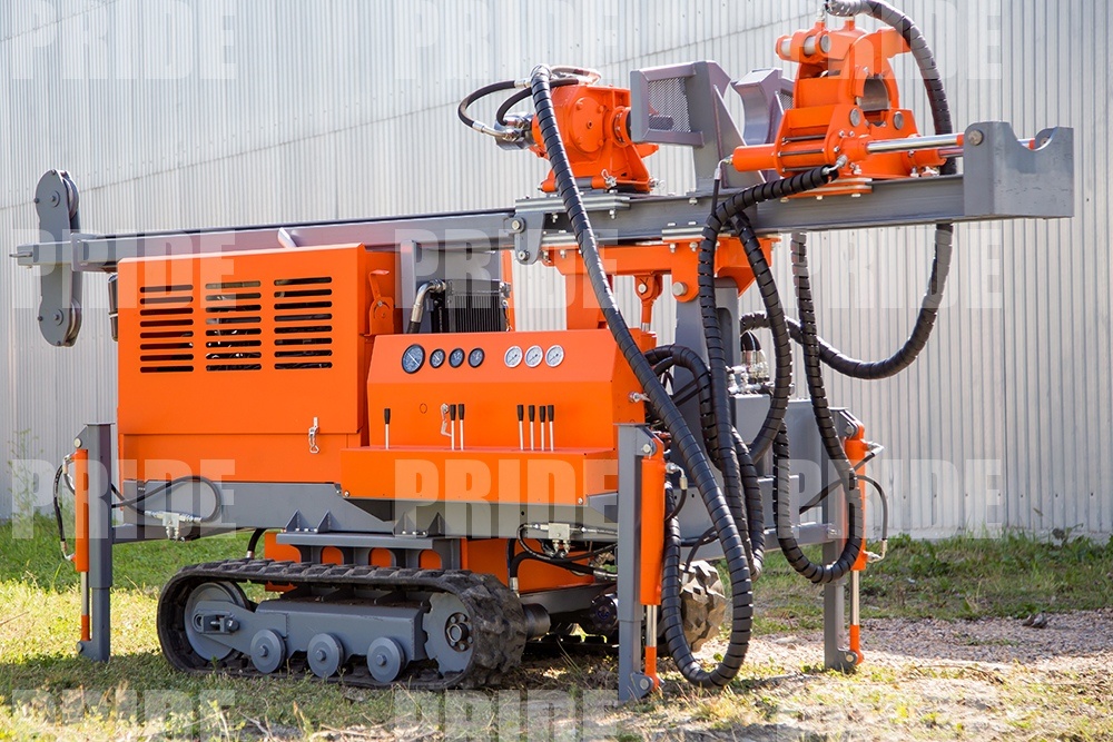 Буровая установка Титан 80 Бензин для бурения скважин 