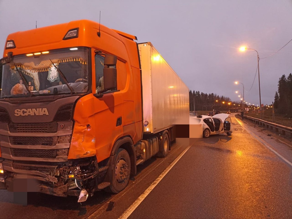    Смертельное ДТП в Прионежском районе. Фото: ГАИ Карелии