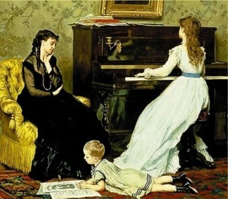 Иллюстарция к "Дворянскому гнезду"