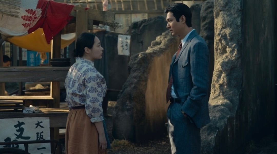 Сцена в исполнении актёров Ким Мин Ха и Ли Мин Хо, кадр из сериала