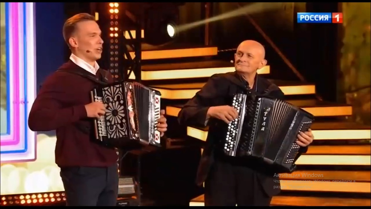 Кадр передачи. Фото автора. 