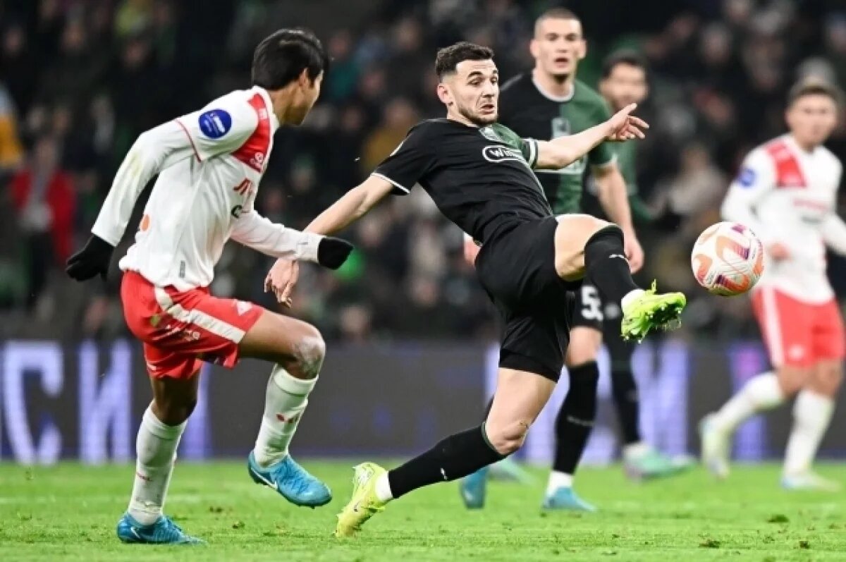    «Краснодар» уступил «Спартаку» со счетом 0:3