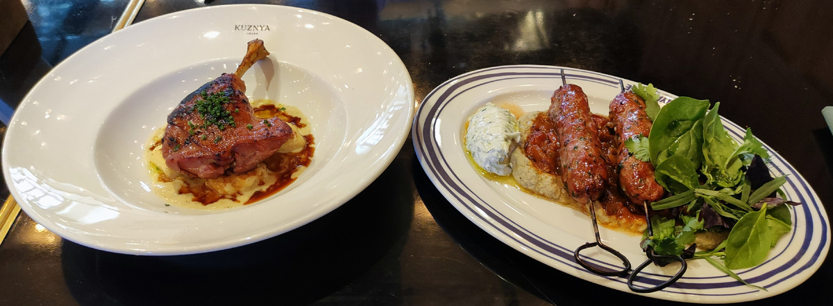 Блюда из ассортимента ресторана