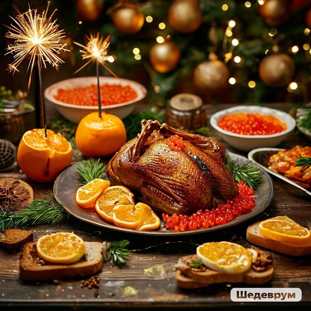 Идеальный новогодний стол))