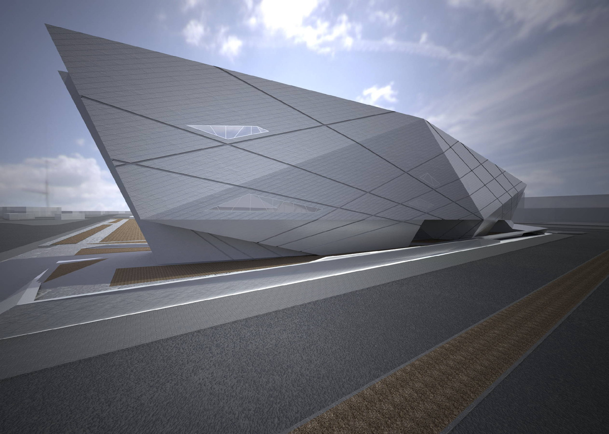 Нереализованный проект студии Заха Хадит - Библиотека в Севильи (фото: Студия Заха Хадид)