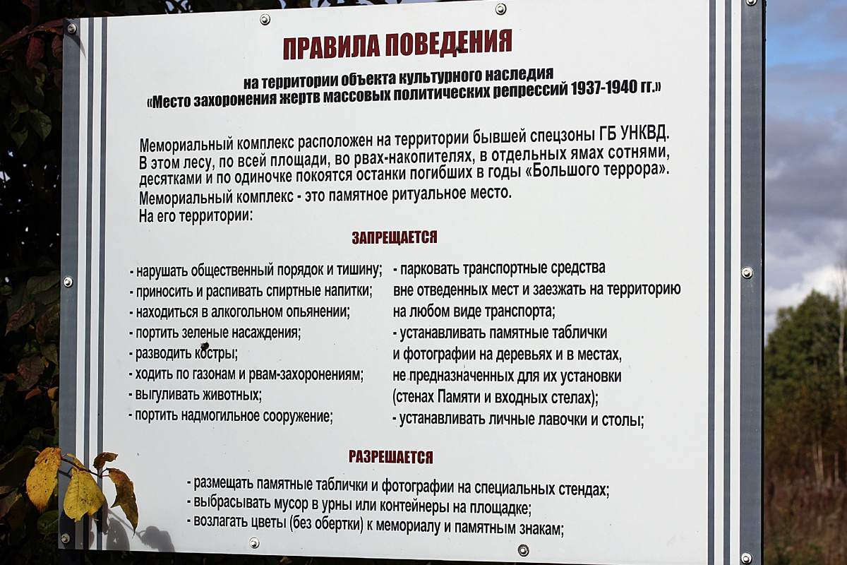 Правила поведения