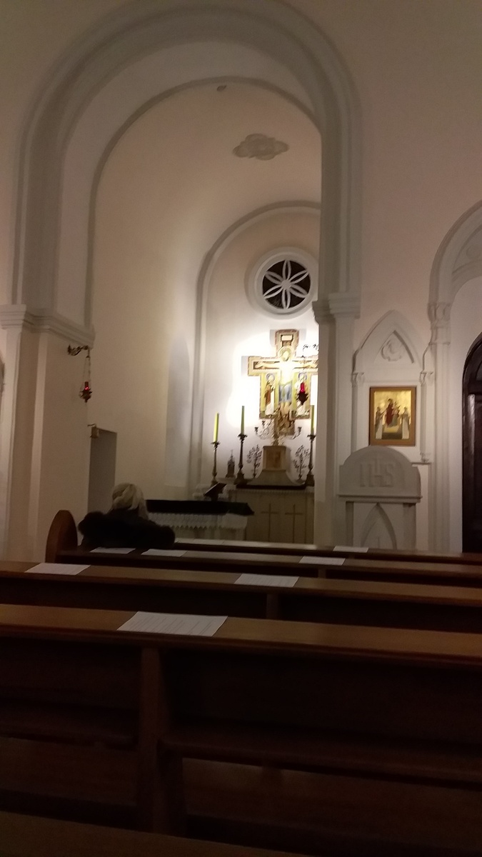 Перед концертом. На концерте зал был полон, даже все приставные места заняты.