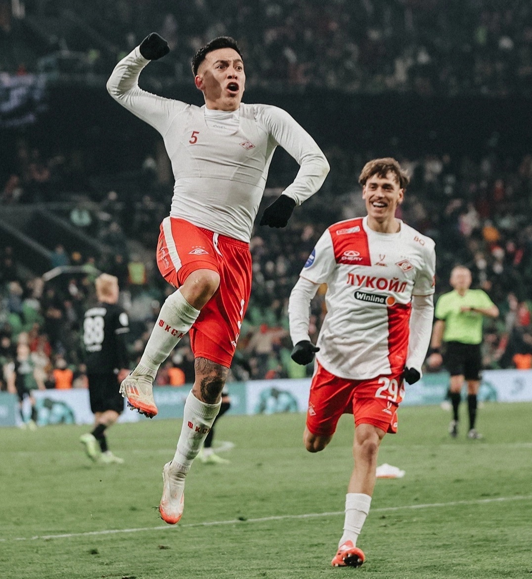 Радость красно-белых в Краснодаре. Фото соцсети.