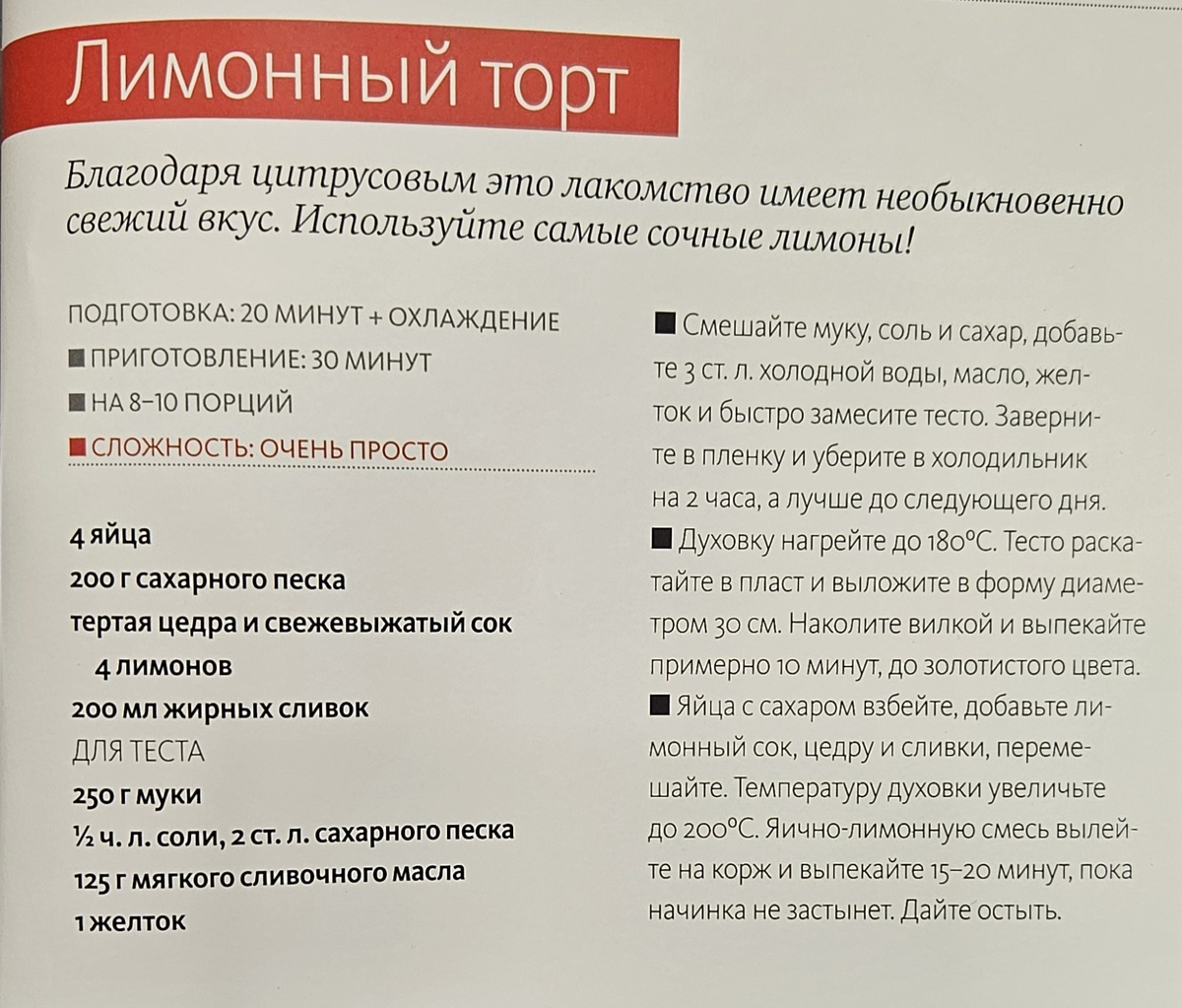 Фото рецепта.