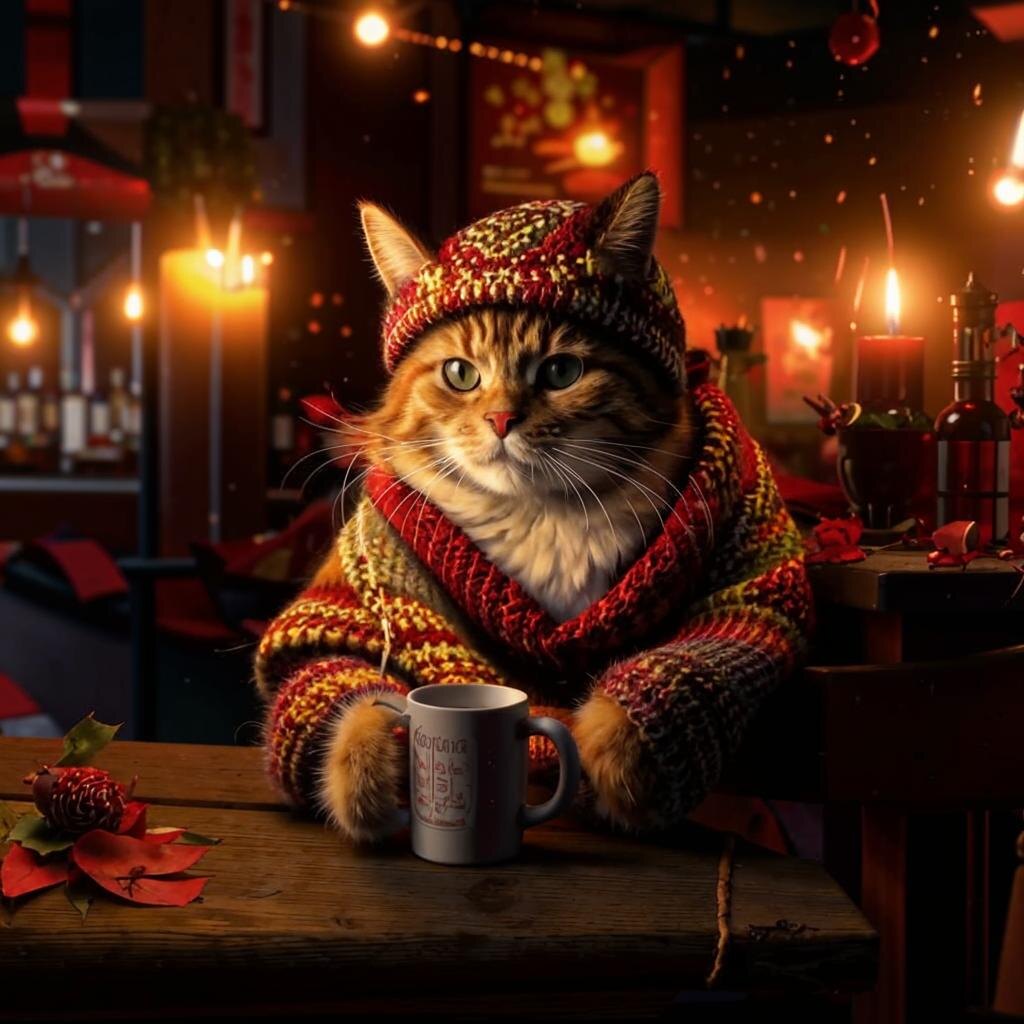 Отважный защитник набирается сил перед боем. Картинка от Kandinsky by Sber AI