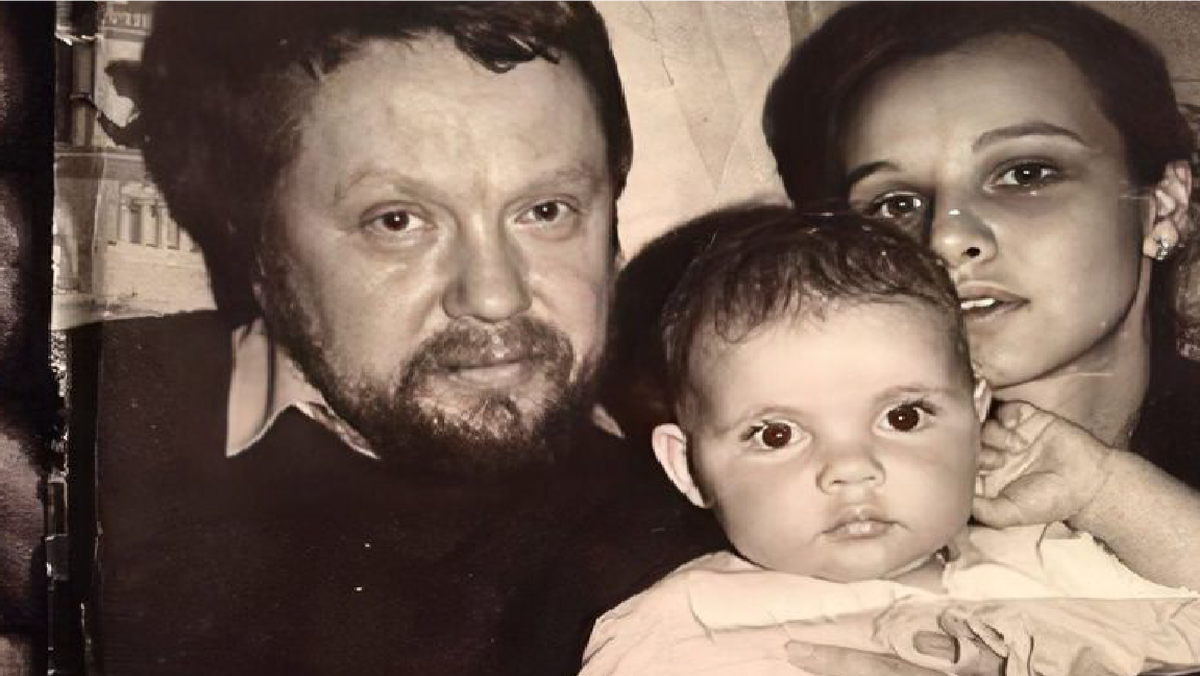 С. Соловьёв, Т. Друбич и их дочь Аня