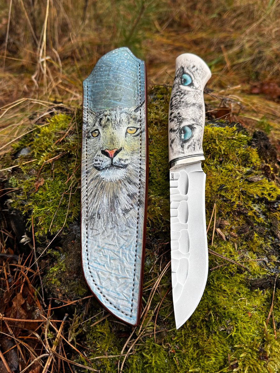 Эксклюзивный охотничий нож «Барс» - кузница «Железные братья»
