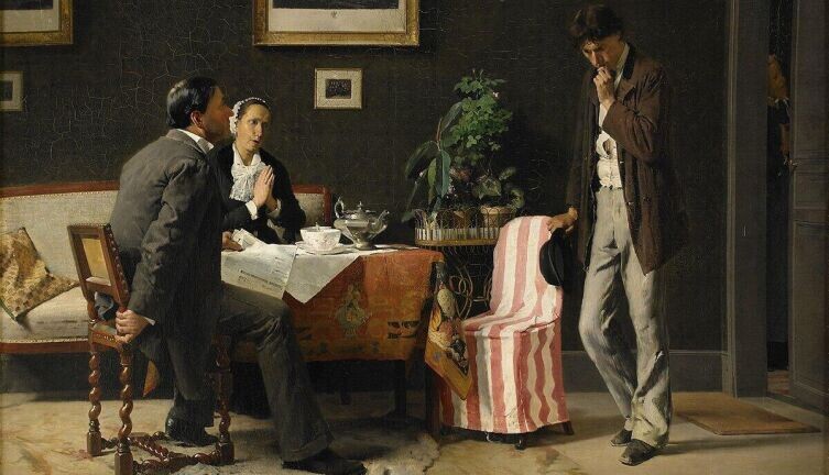    Аксель Кулле, «Возвращение блудного сына», 1882 г. Фото: общественное достояние