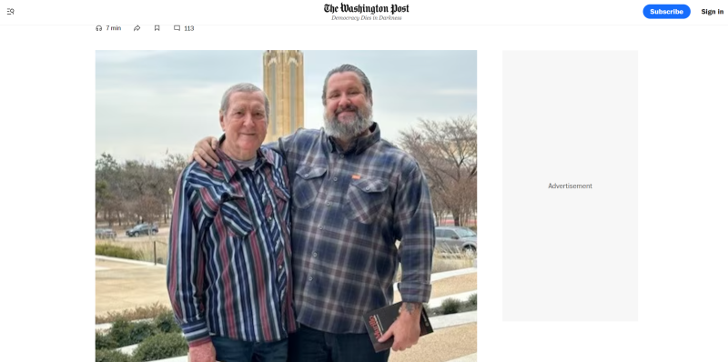    скриншот The Washington Post