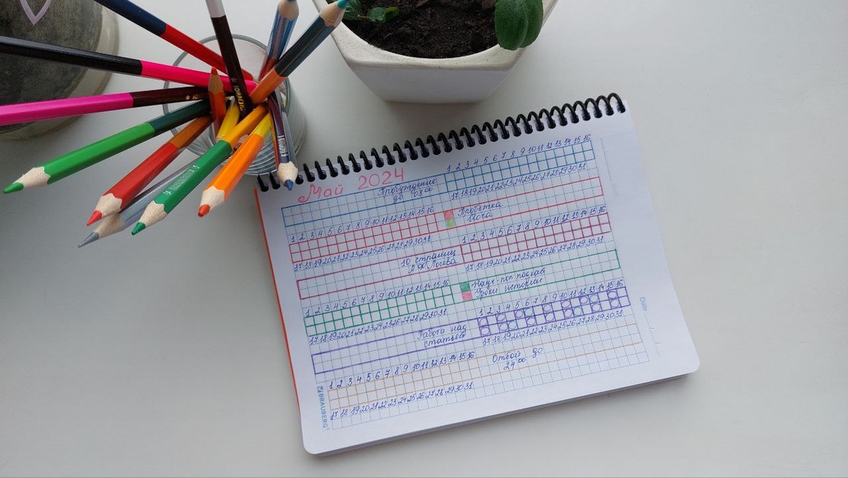 Планер собственного составления