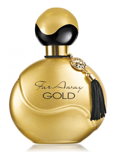 Far Away Gold Avon — это аромат для женщин, он принадлежит к группе восточные цветочные. Far Away Gold выпущен в 2014 году. Парфюмер: Calice Becker. Верхние ноты: Персик, Фрезия и Орхидея; средние ноты: Индийский жасмин и Цветок апельсина; базовые ноты: Мадагаскарская ваниль, Амбра и Сандал.