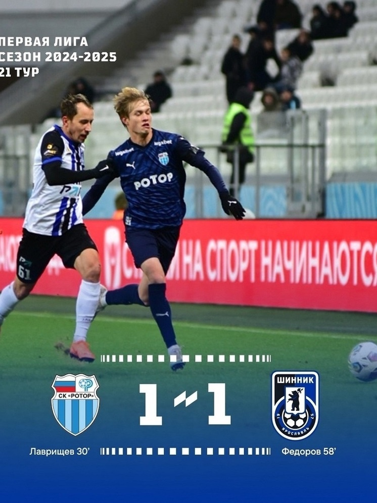     Фото: ФК «Шинник» Ярославль