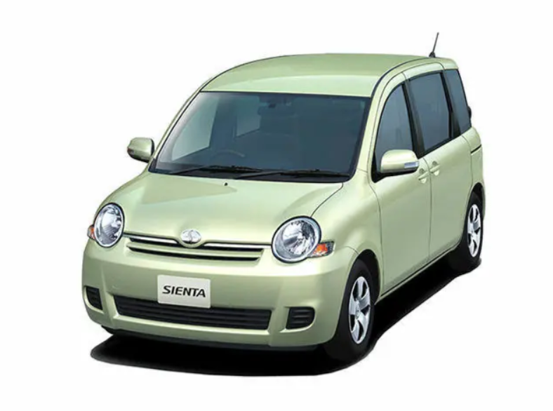 Toyota Sienta рестайлинг 2006, минивэн, 1 поколение