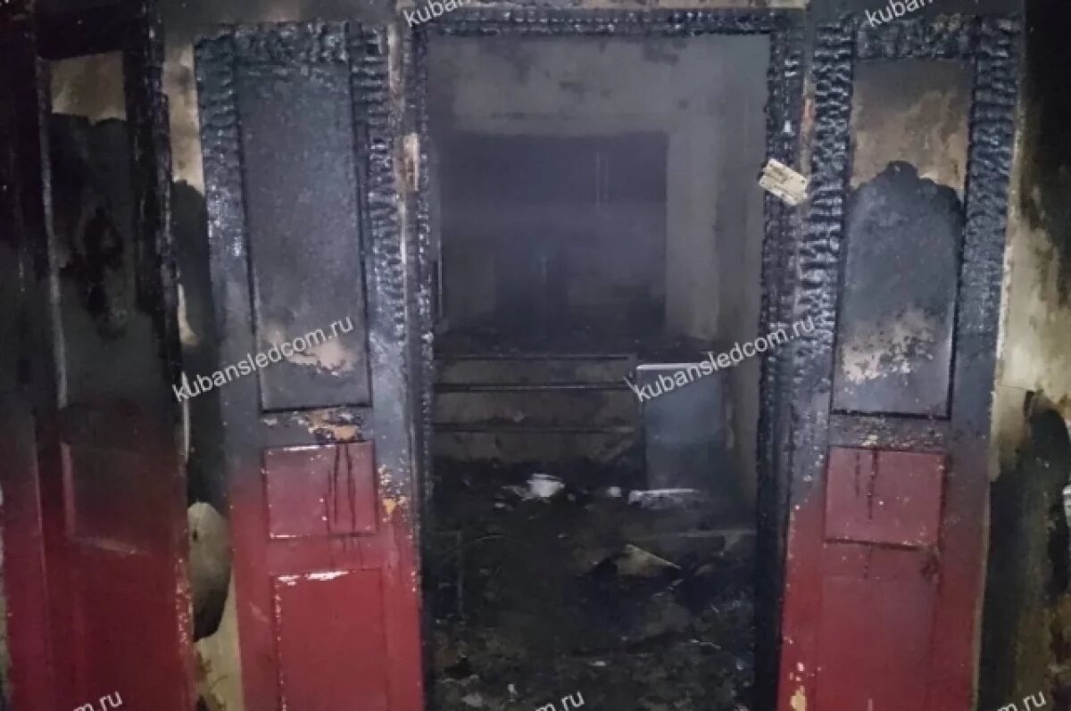    На Кубани в станице Выселки при пожаре погиб мужчина