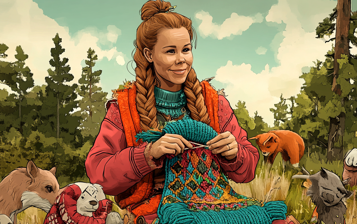    vyazanie-spitsami-dlya-detej-kak-svyazat-zhilet Ленивое Вязание