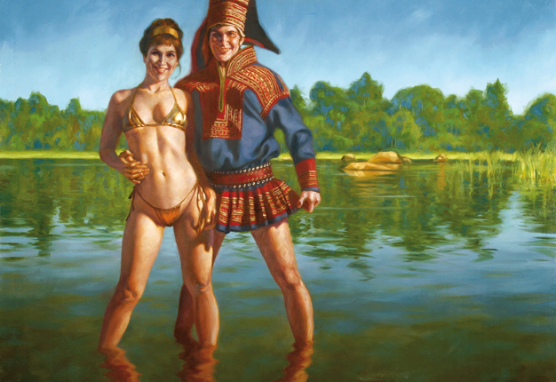 На пляже, 2008 г. Источник: www.galleriaheino.fi