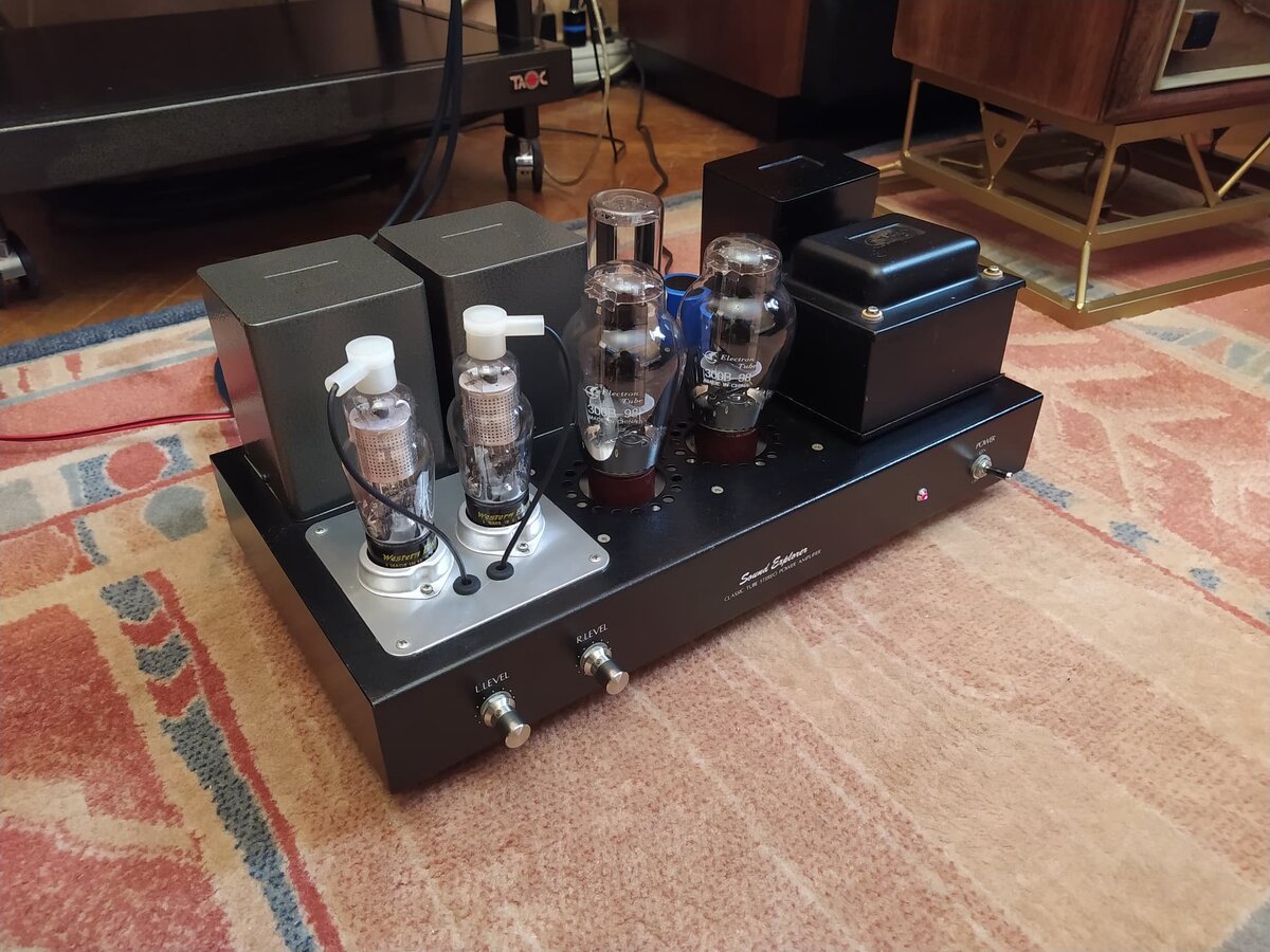 Усилитель мощности Sound Explorer на радиолампах 300B
