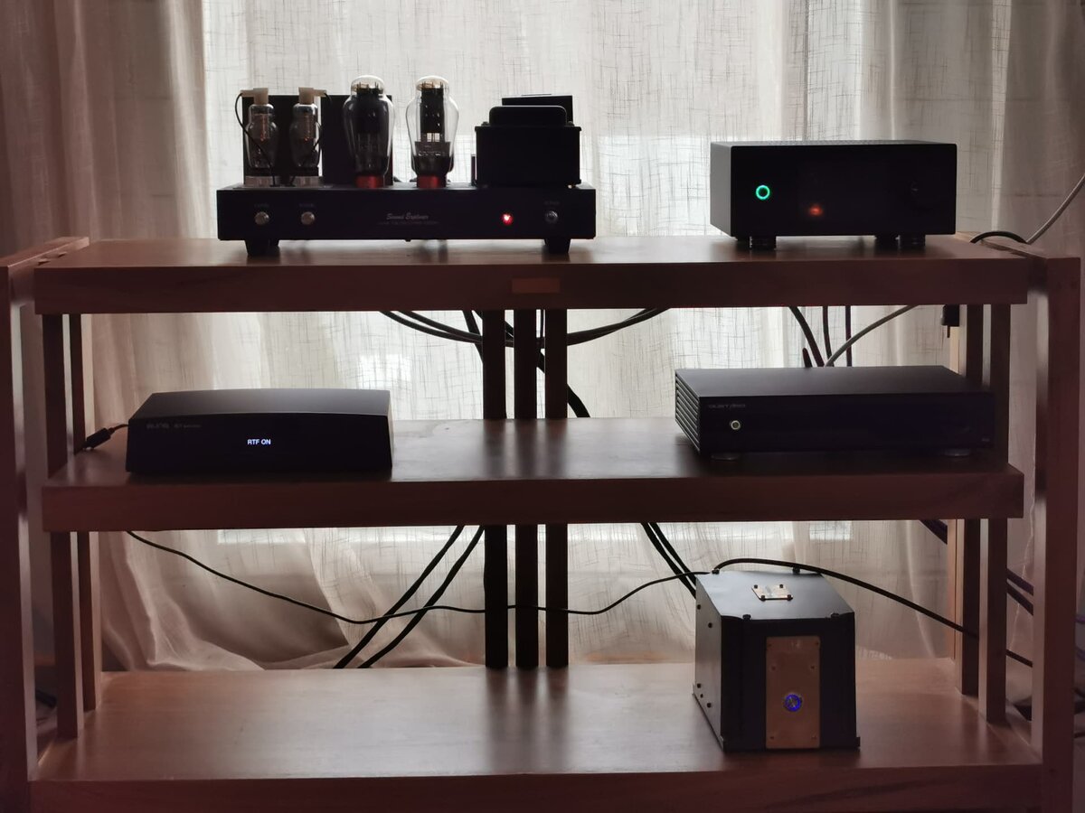 Ламповый предварительный SRPP-усилитель в аудио системе Заказчика