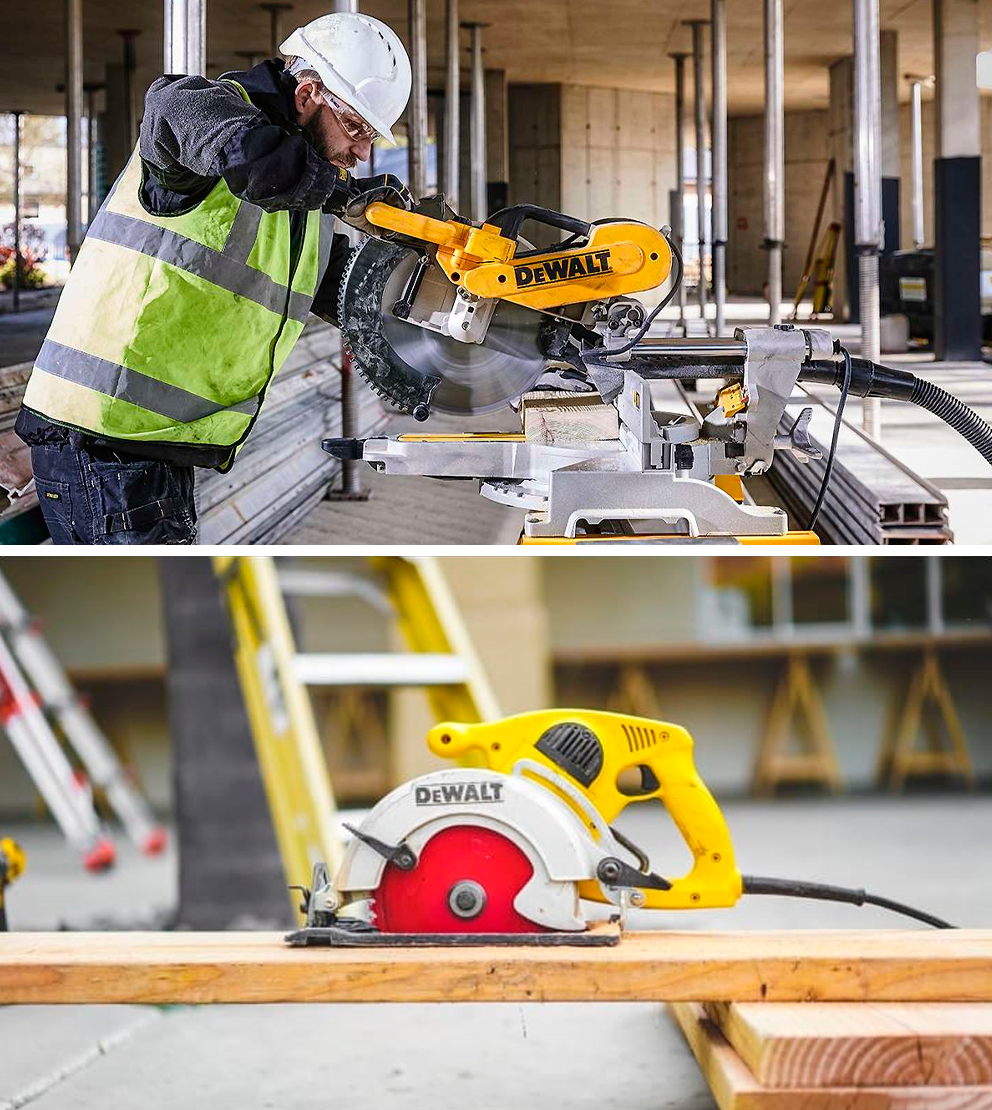 Бытовые инструменты обычно меньше и легче профессиональных.