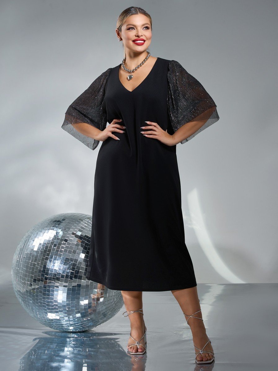 Платье с люрексом