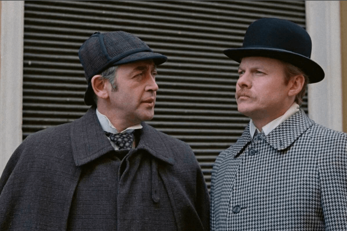 Василий Ливанов в роли Шерлока