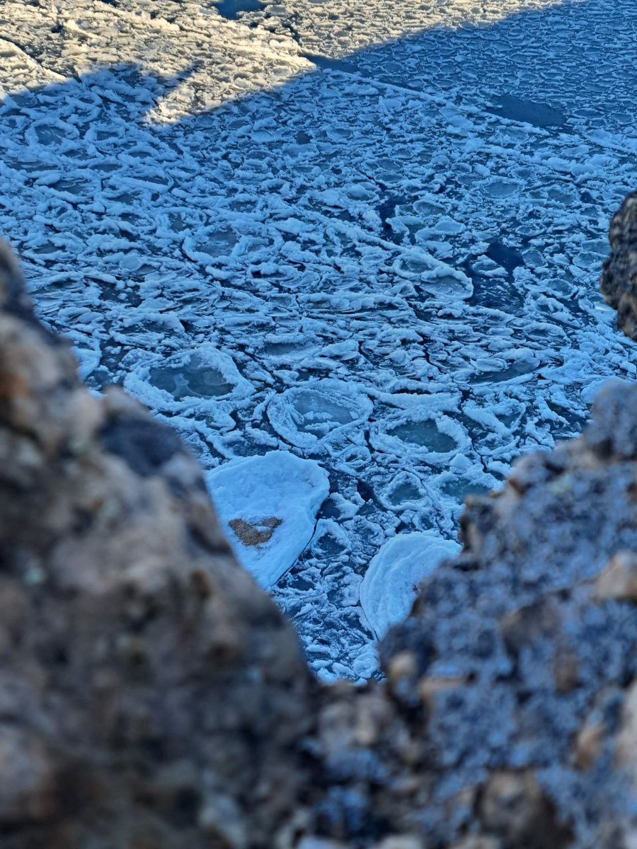 Вот так сейчас выглядит озеро в окрестностях паромной переправы "Ольхонские ворота". Фото принадлежит автору. 