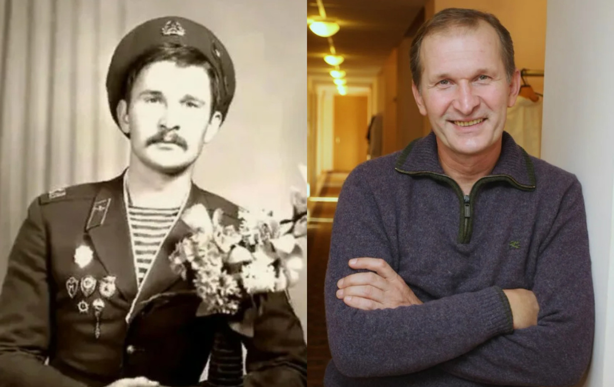 на фото Федор Добронравов 