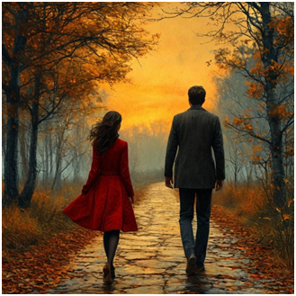 Сгенерировано ИИ- а были счастливы когда- то...