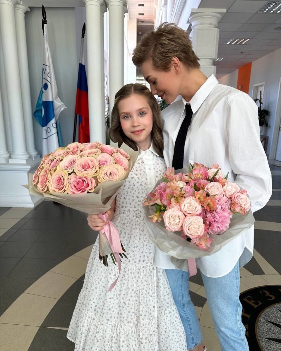 Кристина Асмус с дочерью