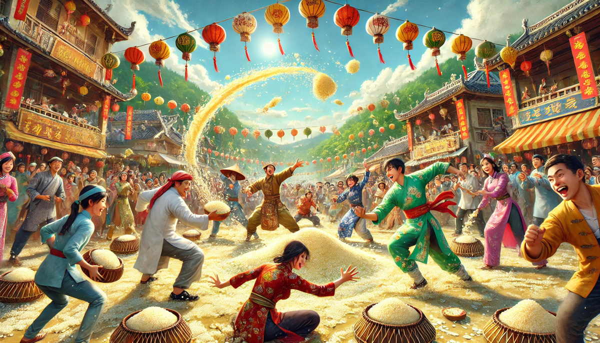 Битва рисовых пудингов.