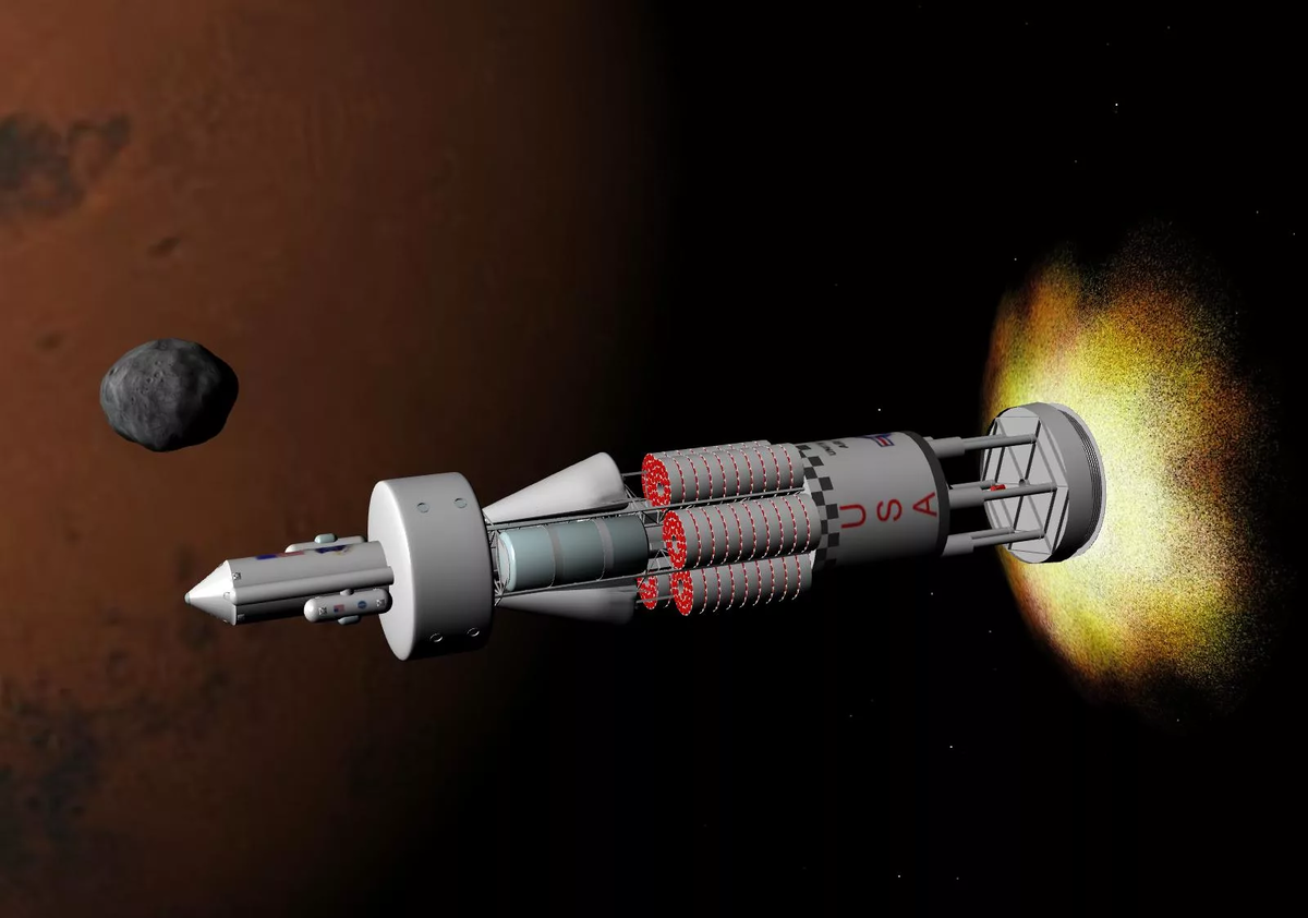 "Орион" на орбите вокруг Марса