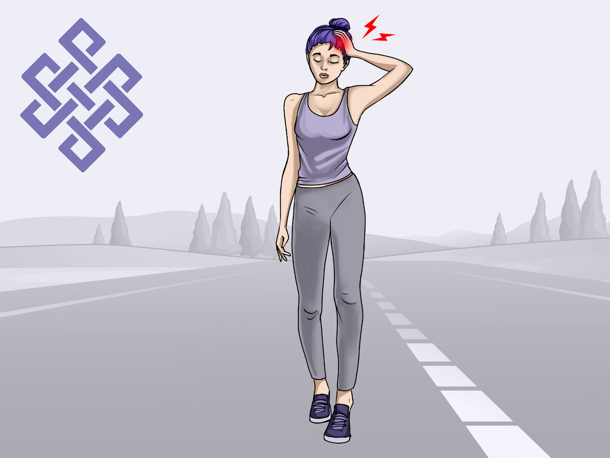 Головная боль при движении 