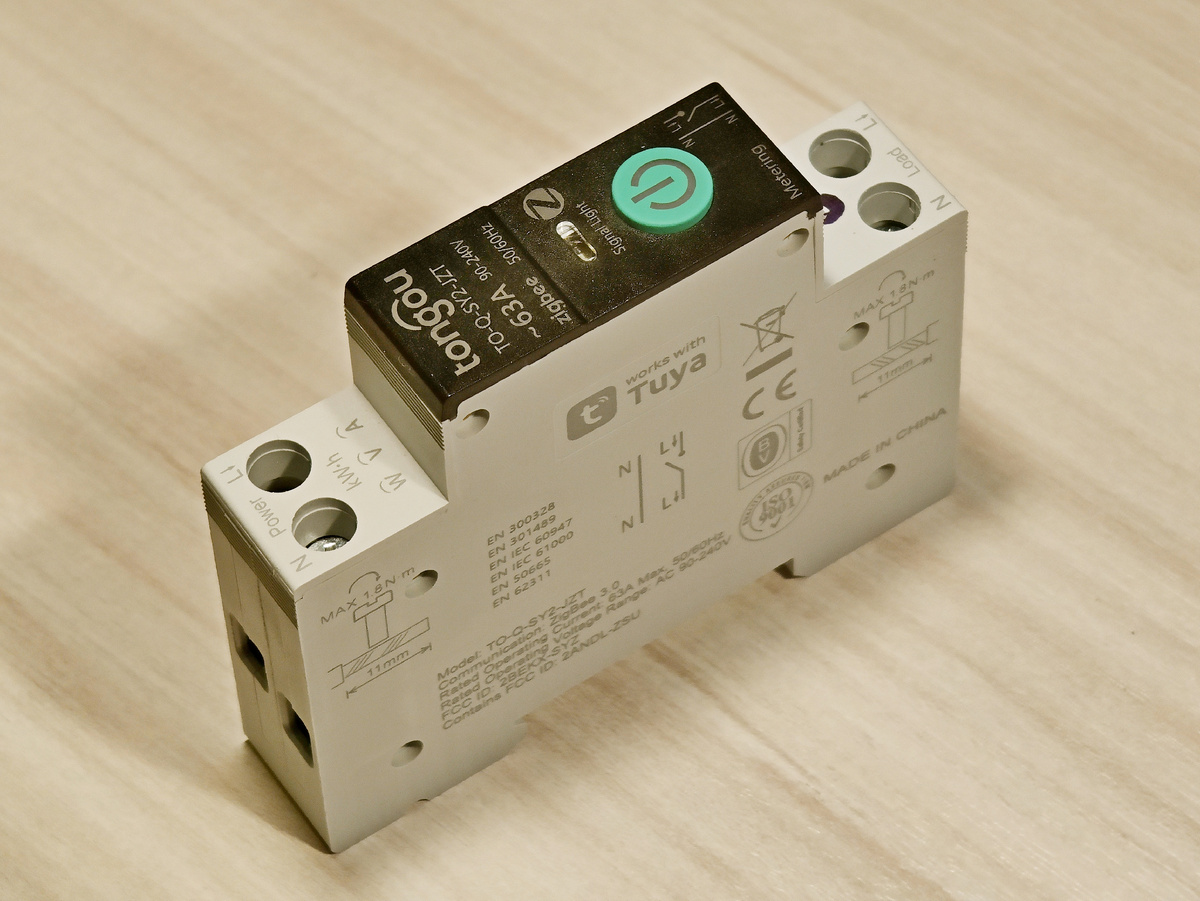 Zigbee-реле Tongou TO-Q-SY2-JZT (_TZ3000_cayepv1a)