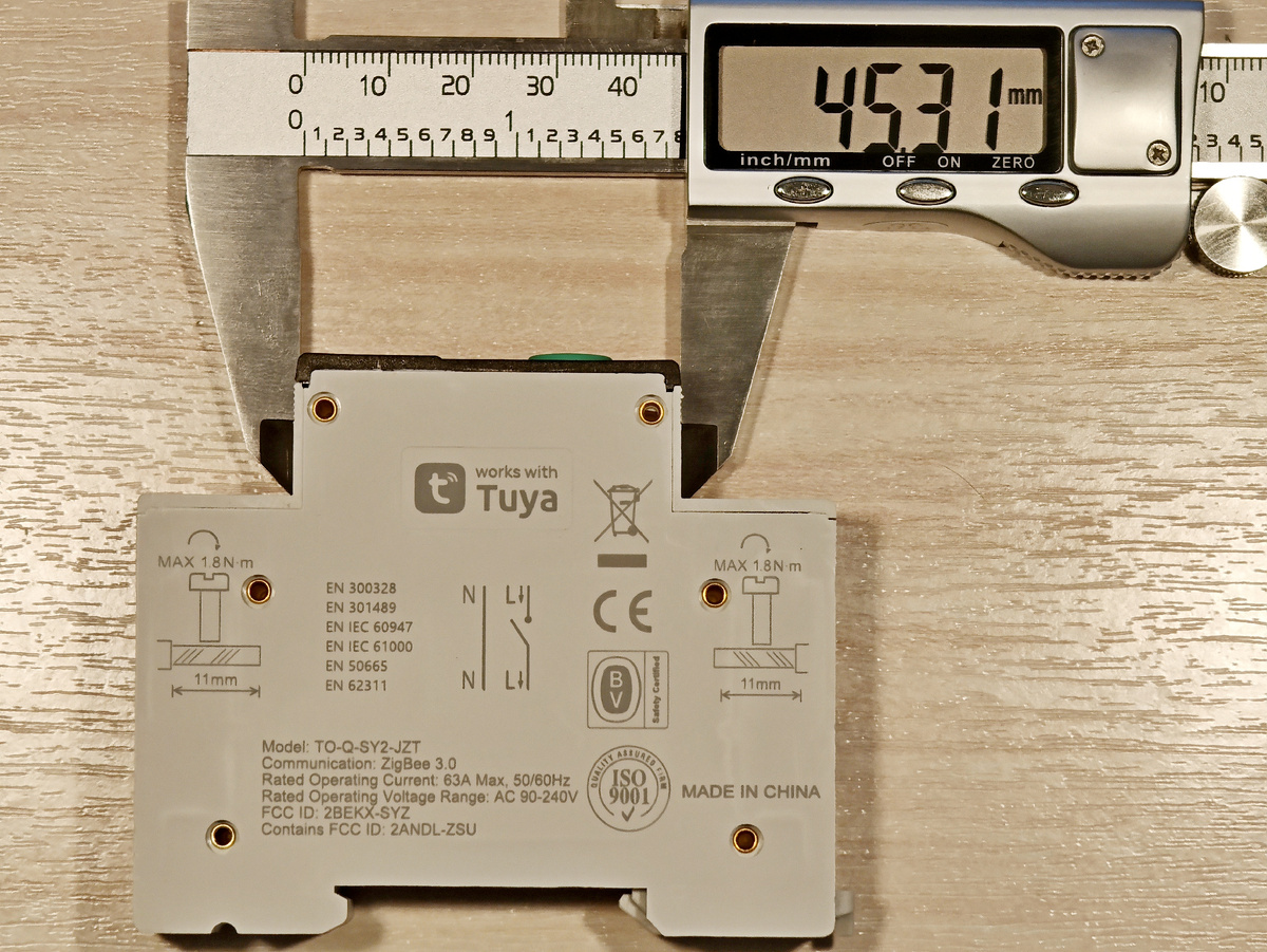 Zigbee-реле Tongou TO-Q-SY2-JZT (_TZ3000_cayepv1a)