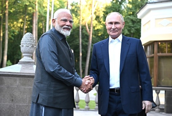    Владимир Путин и Нарендра Моди