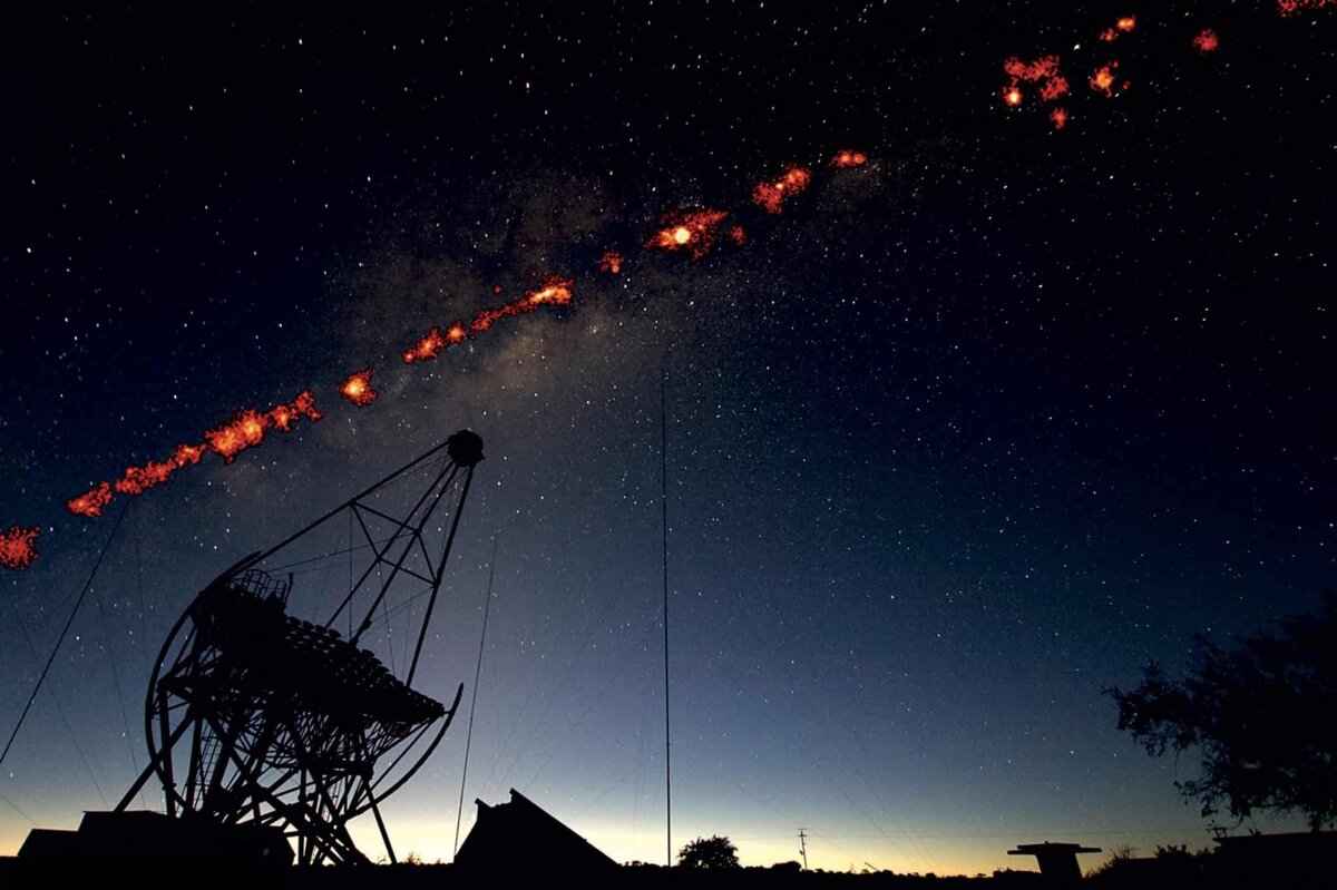 Обсерватория H.E.S.S. для исследования космических лучей / © H.E.S.S. Collaboration