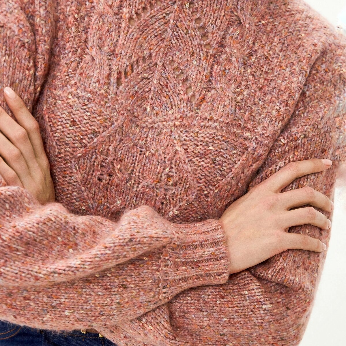 Джемпер из меланжевой пряжи Springfield