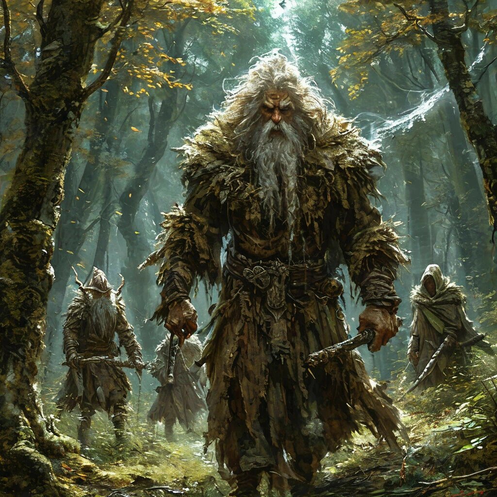 Лесные и горные духи.